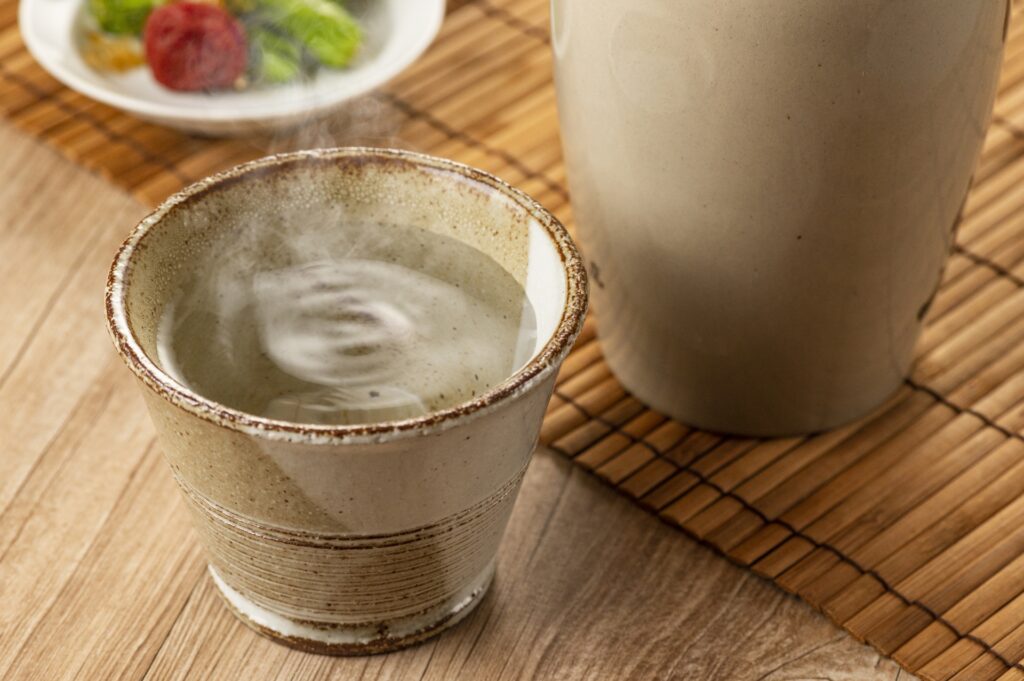 焼酎のお湯割りの画像